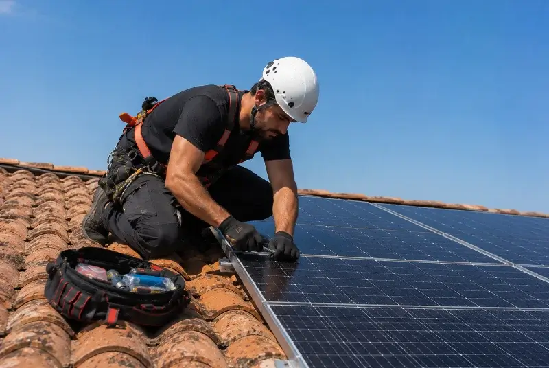 Maintenance et monitoring de panneaux solaires à Lasseube