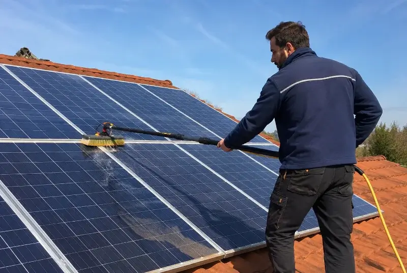 Nettoyage et entretien de panneaux solaires à Lasseube